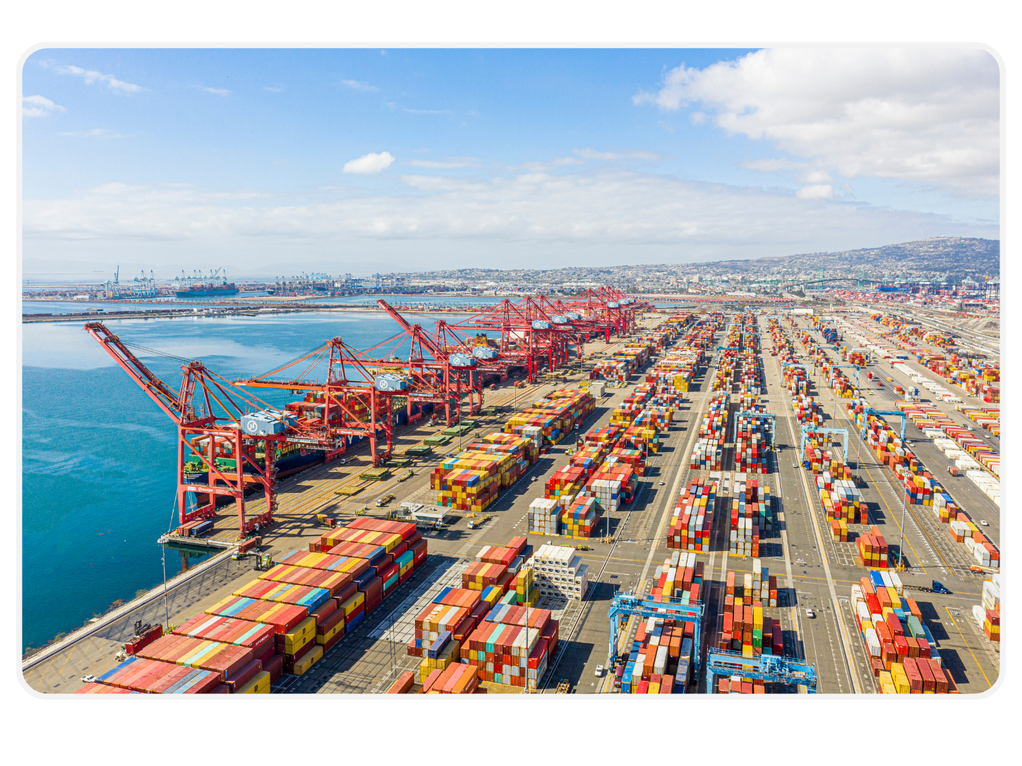 Reliable container transportation serving the Ports of Los Angeles and Long Beach throughout Southern California.